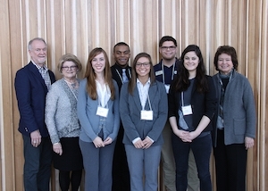 The winners and final round judges